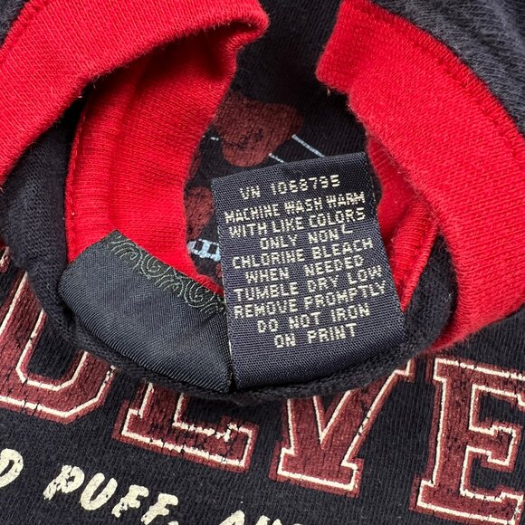 Vintage 90s Y2K Oversized Graphic Tee Tank Top Football Sleeveless T-Shirt Top - Picture 7 of 9